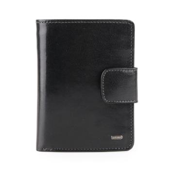 Uniko Kožená peněženka Unisex Label 213906 - černá