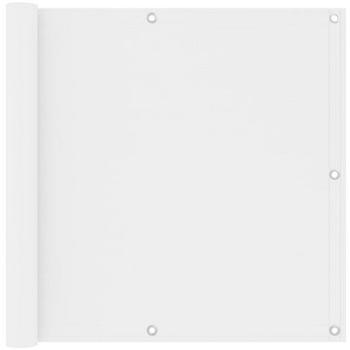 Balkónová zástěna bílá 90×300 cm oxfordská látka 134892 (134892)