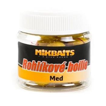 Mikbaits Rohlíkové boilie Med 50ml (8595602219834)