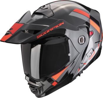 Scorpion ADX-2 GALANE Silver/Black/Red S Přilba