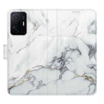 Flipové pouzdro iSaprio - SilverMarble 15 - Xiaomi 11T / 11T Pro