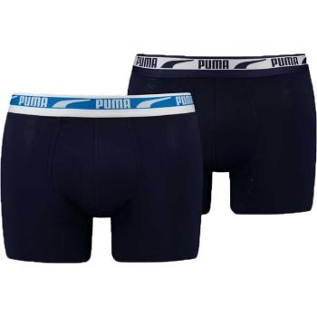 Puma MEN MULTI LOGO BOXER 2P Pánské boxerky, mix, velikost