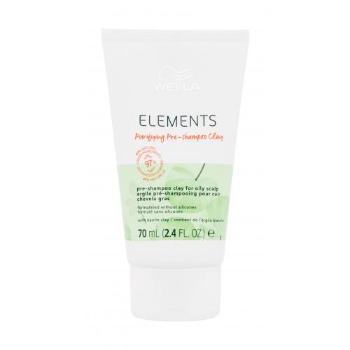 Wella Professionals Elements Purifying Pre-Shampoo Clay 70 ml maska na vlasy pro ženy na mastné vlasy