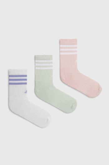 Ponožky adidas Essentials 3-pack bílá barva, IZ0123