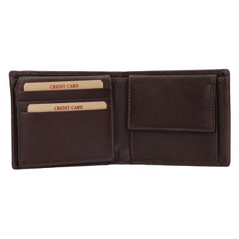 Lagen Pánská peněženka kožená BLC/4124 Hnědá