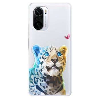 Odolné silikonové pouzdro iSaprio - Leopard With Butterfly - Xiaomi Poco F3