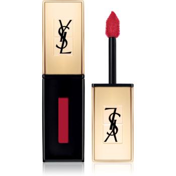 Yves Saint Laurent Vernis À Lèvres Glossy Stain dlouhotrvající rtěnka a lesk na rty 2 v 1 odstín 46 Rouge Fusain 6 ml