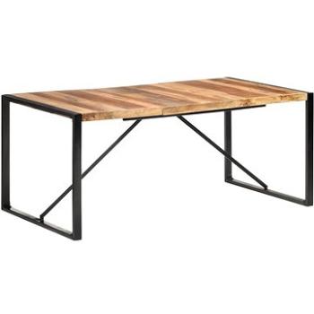 Jídelní stůl 180x90x75 cm masivní dřevo sheeshamový povrch 321542 (321542)