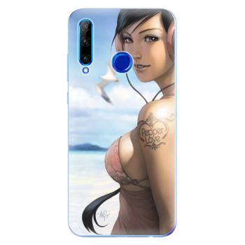 Odolné silikonové pouzdro iSaprio - Girl 02 - Huawei Honor 20 Lite