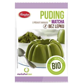 Amylon, a.s. Puding matcha s příchutí ananasu BEZLEPKOVÝ Amylon 40 g