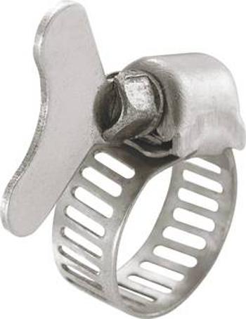 Hadicové spony TRU COMPONENTS SUBHC1B 542227, 21 do 44 mm, stříbrná, 1 ks