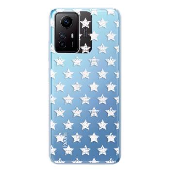 Odolné silikonové pouzdro iSaprio - Stars Pattern - white - Xiaomi Redmi Note 12S