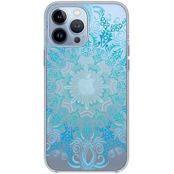 TopQ iPhone 13 Pro Max silikon Blue Mandala 65296 (Sun-65296)