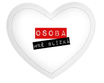 Polštář Srdce Osoba mě blízka