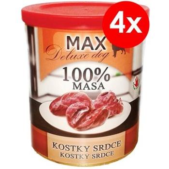 MAX deluxe kostky srdce 800 g, 4 ks (8594025084135)
