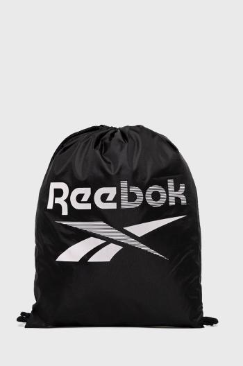 Batoh Reebok GP0090 černá barva, s potiskem