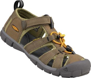 Keen SEACAMP II CNX YOUTH military olive/saffron Velikost: 35 dětské sandály