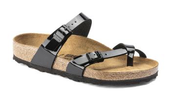 Birkenstock Mayari Birko-Flor Black Patent Narrow Fit černé 71093