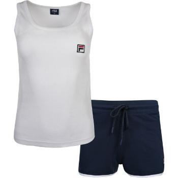 Fila SET TANK IN JERSEY SHORT PANTS IN FRENCH TERRY Dámské pyžamo, bílá, velikost