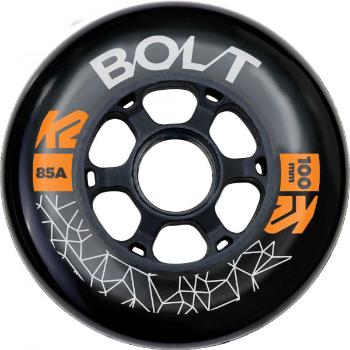 K2 BOLT 100/85A WHEEL 4 PACK BLK Kolečka k in-line bruslím, černá, velikost UNI