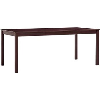 Jídelní stůl tmavě hnědý 180x90x73 cm borové dřevo (283407)