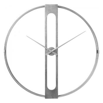 Nástěnné hodiny Clip Silver 107 cm