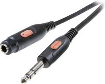 Jack audio prodlužovací kabel SpeaKa Professional SP-7870232, 10.00 m, černá