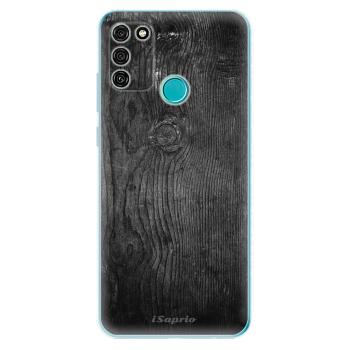 Odolné silikonové pouzdro iSaprio - Black Wood 13 - Honor 9A