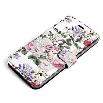 Mobiwear Flip pouzdro pro Samsung Galaxy A22 5G - MD01S Růže na bílé (5903516856039)