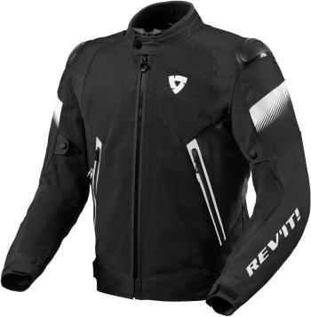 Rev'it! Jacket Control Air H2O Black/White 2XL Textilní bunda