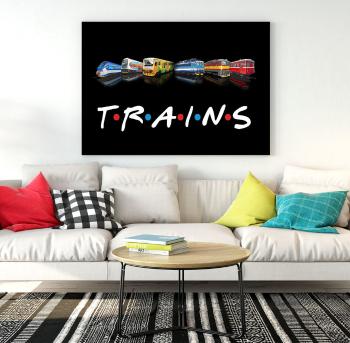 Obraz Trains (Rozměr obrazu: 120x80)