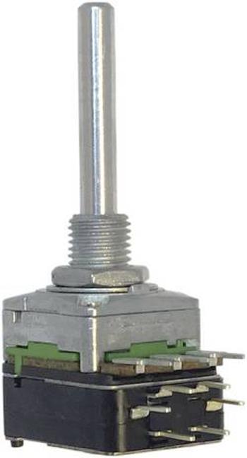 Otočný potenciometr 1cestný , s tlakovým spínačem Mono Potentiometer Service 63250-01402-5835/B10K RD1601SF-20B4-30R6-B10K, 0.2 W, 10 KΩ, 1 ks