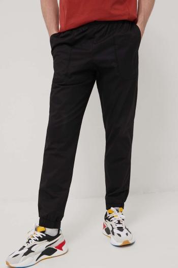 Bavlněné kalhoty Puma 847413 pánské, černá barva, jogger