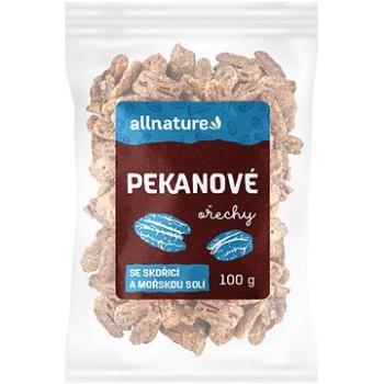 Allnature Pekanové ořechy se skořicí a mořskou solí 100 g (16218V)