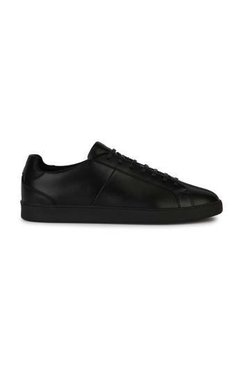 Kožené sneakers boty Geox U REGIO černá barva, U45CHB 00043 C9999