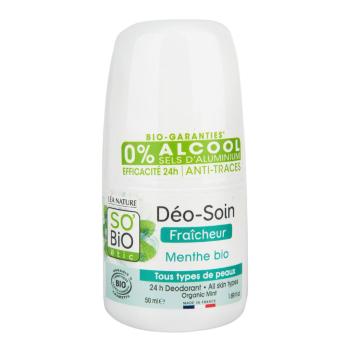 SO’BiO étic Deodorant přírodní 24h osvěžující s mátou BIO 50 ml