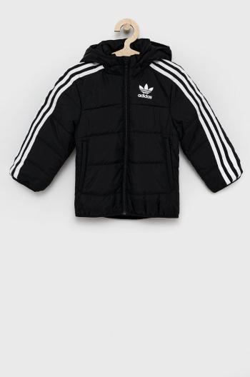 Dětská bunda adidas Originals H34564 černá barva