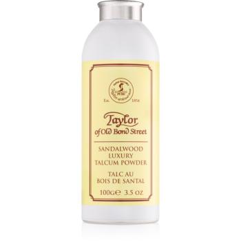 Taylor of Old Bond Street Sandalwood jemný pudr na obličej a tělo 100 g