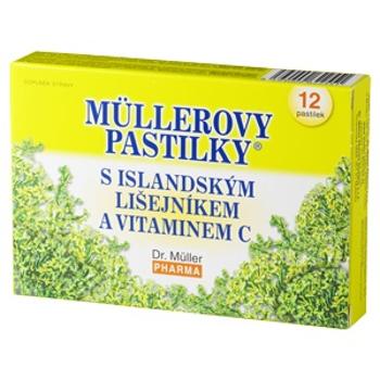 Dr.Muller Müllerovy pastilky s islandským lišejníkem 12 pastilek