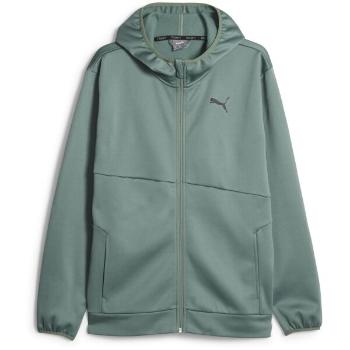 Puma TRAIN ALL DAY HOODIE Pánská sportovní mikina, khaki, velikost