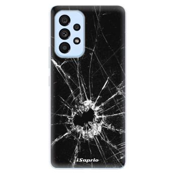 Odolné silikonové pouzdro iSaprio - Broken Glass 10 - Samsung Galaxy A73 5G