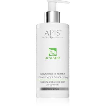 Apis Natural Cosmetics Acne-Stop Home TerApis čisticí a odličovací mléko se zeleným čajem 300 ml