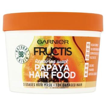 Garnier Fructis Hair Food Papaya 390 ml maska na vlasy pro ženy na poškozené vlasy