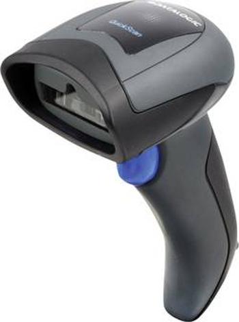 Ruční skener vč. stojánku skener čárových kódů Datalogic QuickScan QD2131 QD2131-BKK1S, Imager, USB, černá