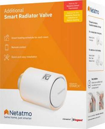 Chytrá bezdrátová termostatická hlavice Netatmo NAV01-DE