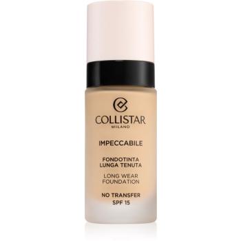 Collistar Impeccabile Long Wear Foundation dlouhotrvající make-up SPF 15 1R Rosy Avory 30 ml