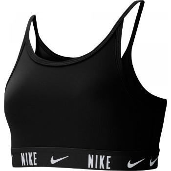 Nike TROPHY BRA G Dívčí sportovní podprsenka, černá, velikost L