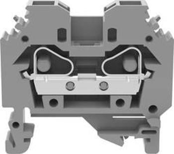 Průchodková svorka pružinová svorka Degson WS6-SD-01P-11-00A(H), šedá, 1 ks