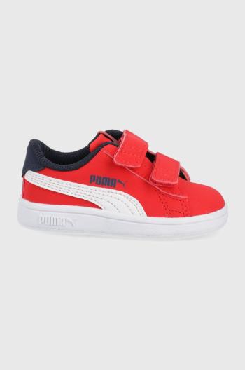 Dětské boty Puma 365184 červená barva