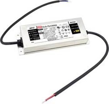 LED driver konstantní proud Mean Well ELG-75-C500DA-3Y, 75 W (max), 500 mA, 75 - 150 V/DC